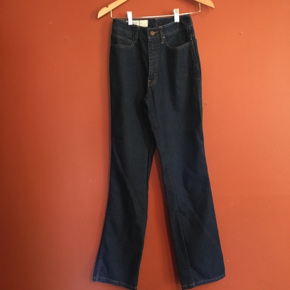 Vintage Denim - Vintage wide Leg super high waist 70’s jeans